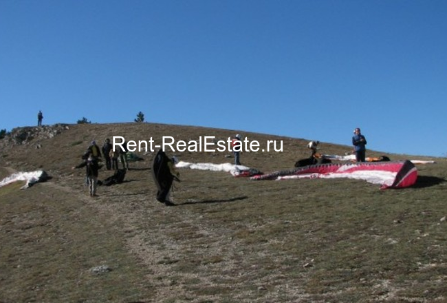 Ай-Петри полет на параплане, самый высокий старт Крыма Воздушные полеты с Rent-RealEstate