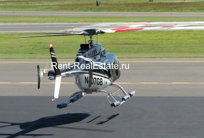 Уютный вертолет Bell 407 в Евпатории