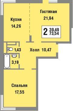 Rent-RealEstate.ru 1491, Квартира, Недвижимость, , ул. Татьянин парк д12 к 1 кв64