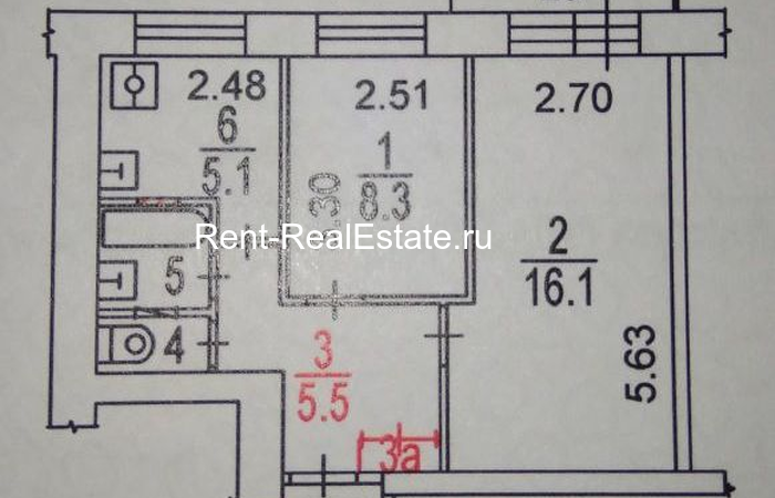 Rent-RealEstate.ru 1630, Квартира, Недвижимость, , 3-й Сетуньский проезд, 3, Раменки